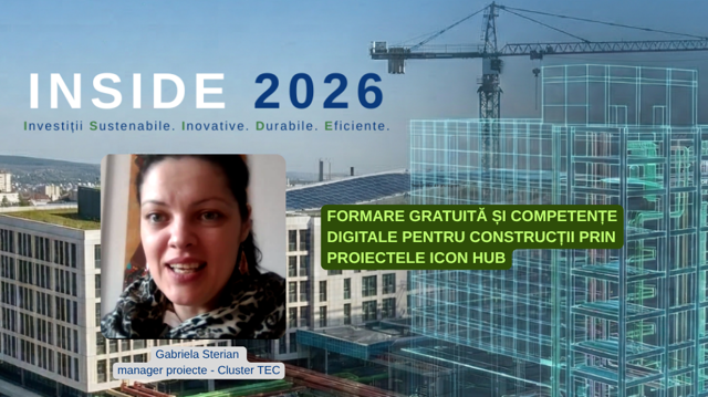 Formare gratuită și competențe digitale pentru construcții prin proiectele ICON HUB