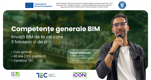 Poza produs Competențe generale BIM - Învață BIM de la cei care îl practică zi de zi